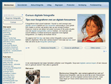 Tablet Screenshot of cursus-fotografie.nl